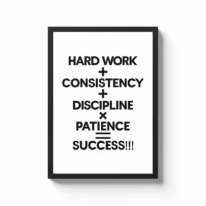 Success Is a Formula Motivation Frame