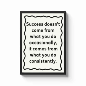 Success Comes from Consistency, Not Occasional Effort